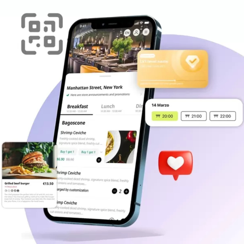 Multi Language AI POS Software Customized Cloud Restaurant POS Software For Restaurants
