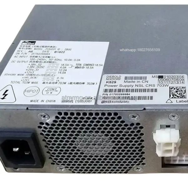 1750299984 01750299984 ATM Spare Parts Wincor DN200 Power Supply CRS 703W