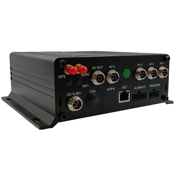 Макс 2 ТБ 512 ГБ Хранение 8CH Система видеонаблюдения автомобиля, AI MDVR ADAS DSM BSD Черный ящик