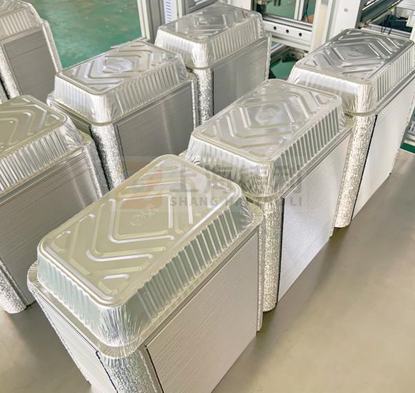 MÁQUINA DE ALUMÍNIO DE ALUMÍNIO ZL-T80 DA CARTONAGEM DA FOLHA DE PRATA DA MÁQUINA 24KW DO RECIPIENTE DA FOLHA 12000PCS/H