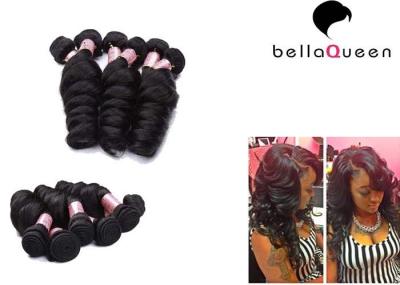 Onda fraca preta 10 polegadas - as extensões do cabelo de 30 polegadas dobram tirado
