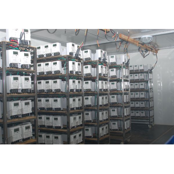 метр электричества одиночной фазы 240В, метр электричества с дисплеем ЛКД совместимым