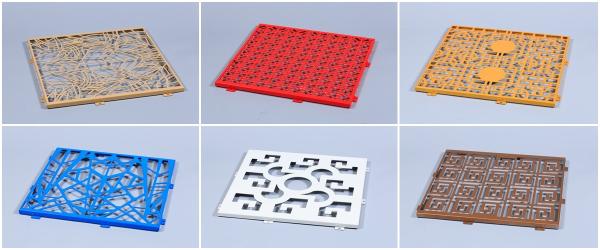 Powder Coated Aluminum Sheet , Metal Curtain Wall 1100H24/3003h24 Stable
