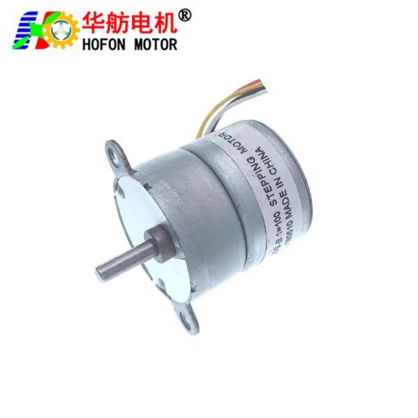 Hofon 25mm SM25-024S DC high torque Stepping reduction Stepper Two Phase Geared Stepper Motor with Gear 0.15° Step Angle