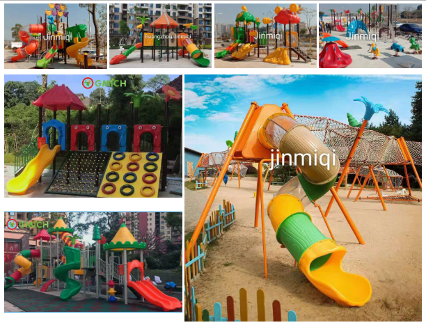 High Security Space Saver Playground Set Anti UV Small Play Structure