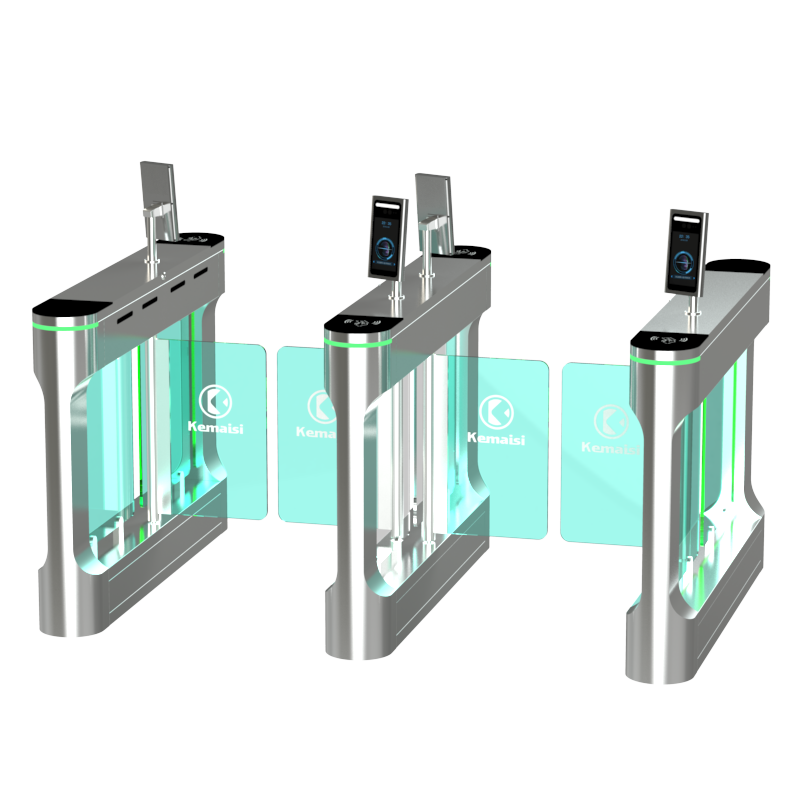 Visitor Registration QR Code Recognition Swing Gate Turnstile