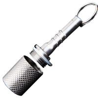 Clé imperméable en aluminium Ring Holder de bouteille de caisse de boîte de pilule