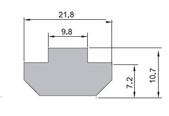 Анодное окисление профилей штранг-прессования связи соединителя 10 до 10 алюминиевое