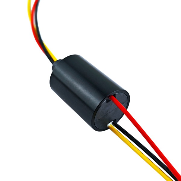 3-channel 5A capsule slip ring with outer diameter 22mm for security and consumer electronics
