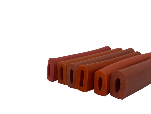Silicone Extruded Rubber Seal for Different Shape Sponge Cord and Dustproof Function