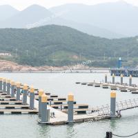 Doca de flutuação do pontão da liga de alumínio da plataforma para o projeto da doca de flutuação do barco do pontão da liga de alumínio da venda