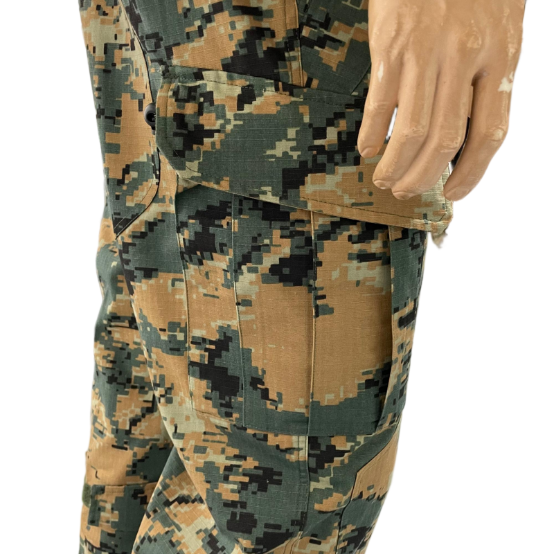 Digital Camouflage Wear-Resistant Outdoor Tactical Training Uniform Camo Jacket