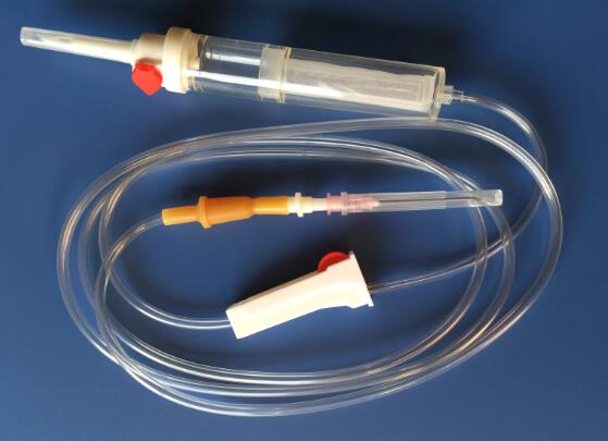 150cm Medical PVC Disposable Blood Transfusion Set With Flow Rate Control