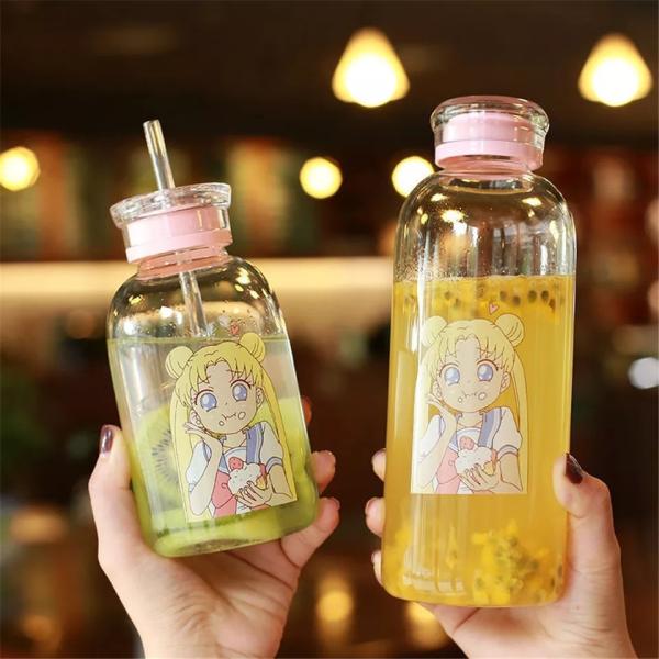 SGS Borosilicate Glass Straws Eco Friendly Glass Drinking Straw Set