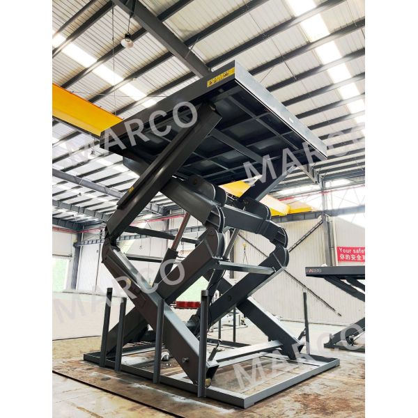 Get the 2000kg Carrying Capacity Hydraulic Scissor Lift Table for Heavy Duty Loading Dock M6.5-100270-D22HK