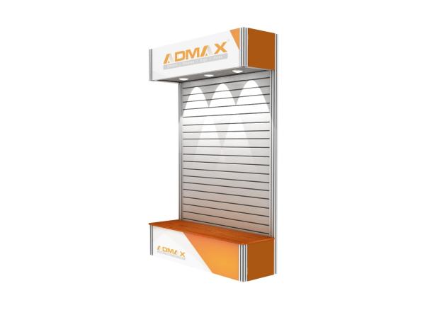 Slatwall Portable Trade Show Booth Displays Reconfigurable Aluminum Modular
