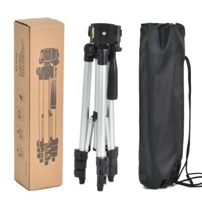 Portable 2.5kg Load Aluminum Alloy Tripod Stand For Phone camera