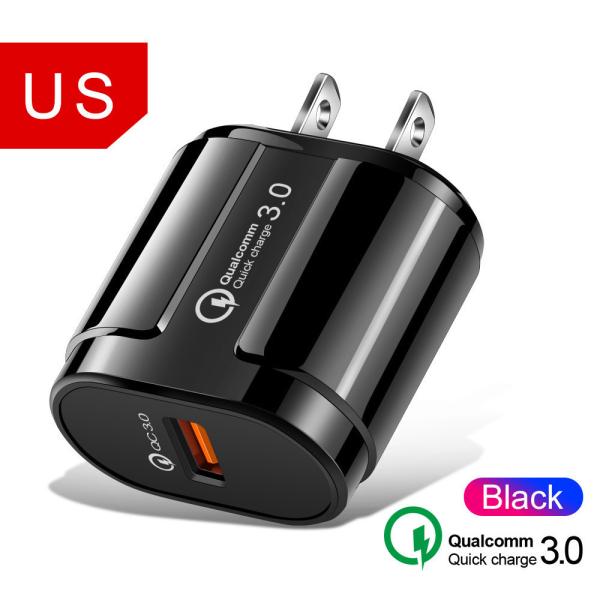Single Ports USB QC 3.0 Charger For Phone Quick Charing 18W