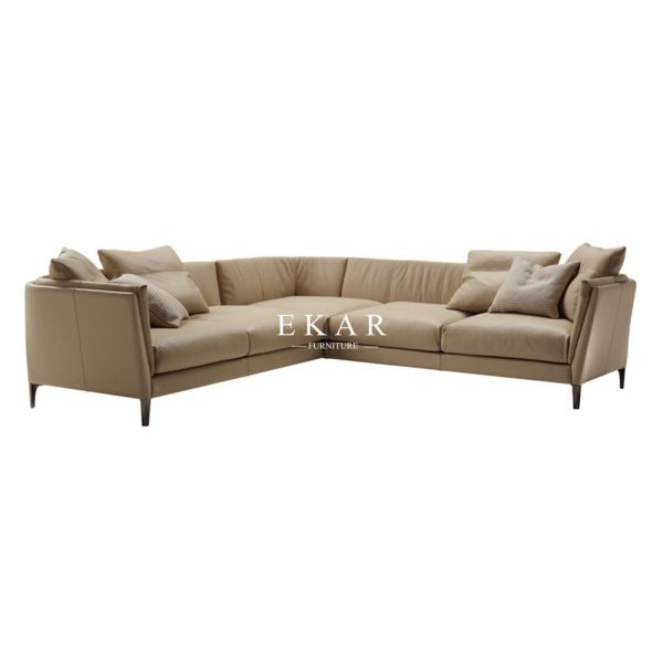Contemporary Style High End New Model Large Corner Italian Sofa