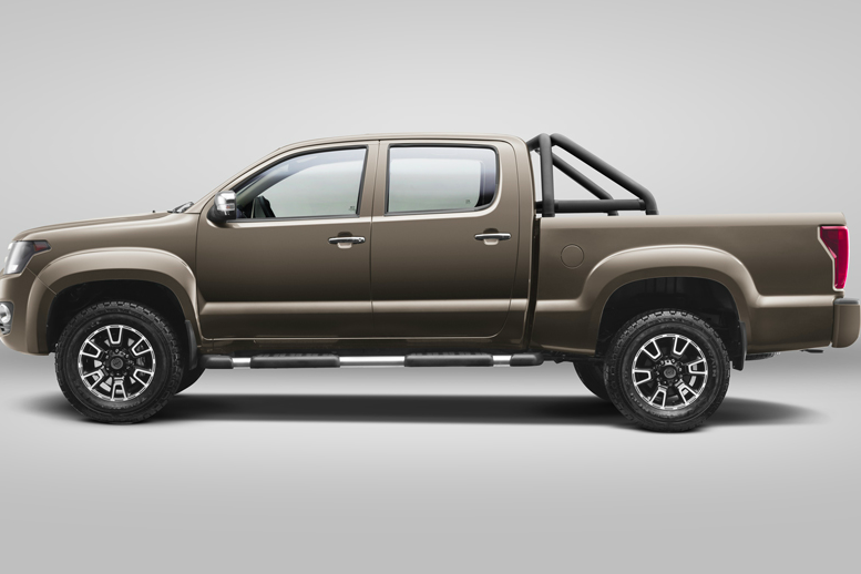 4x2 Huanghai Second Hand Pickup Truck 500KG Payload 300KM Endurance Mileage