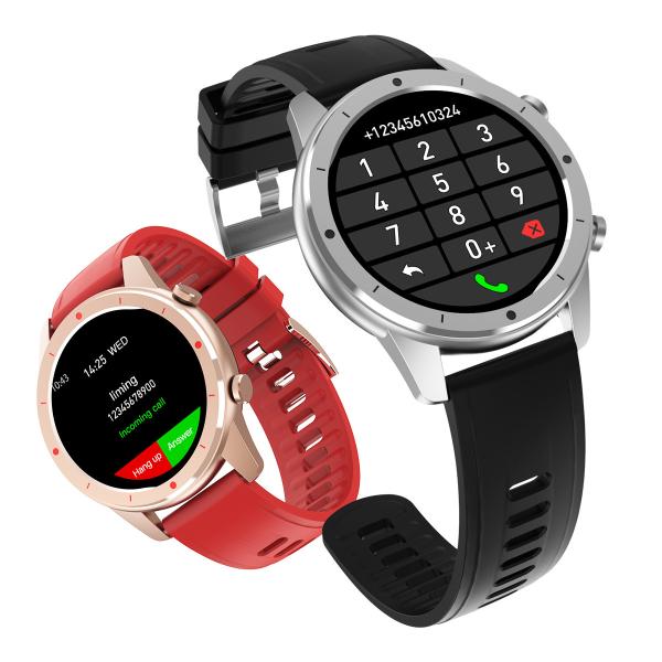 240X240 pixel Bluetooth4.0 Stainless Steel Wristwatch 220mAh