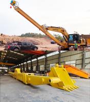 Excavateur à deux étages hydraulique à bras télescopique à longue portée
