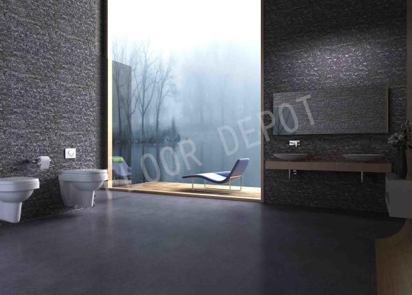 Crystal Surface HDF Laminate Flooring , Laminate Hardwood Flooring AC3 Walnut Density 810 Waxed
