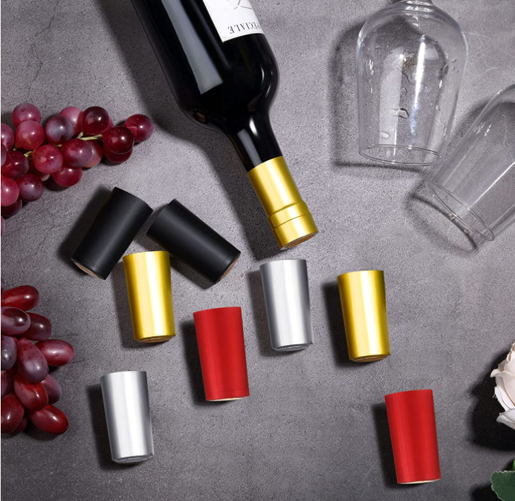 Bouteille de vin sans plomb en verre capsule capuchon rétrécissant pour la cave et l'emballage à domicile