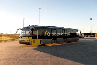 Full Aluminum Body Short Turn Radius Airport Limousine Bus Aero Bus