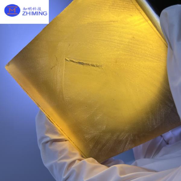 Yellow Sapphire Raw Material Lab-Created  for Jewelry Manufacturing