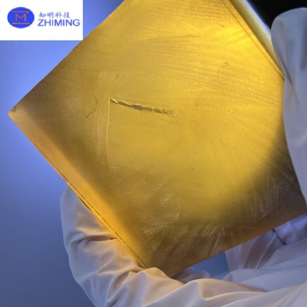 Yellow Sapphire Raw Material Lab-Created  for Jewelry Manufacturing