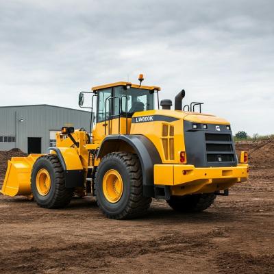 Cubeta de Cummins Engine LW800K 8000kg 4.5m3 que mina Front Wheel Loader