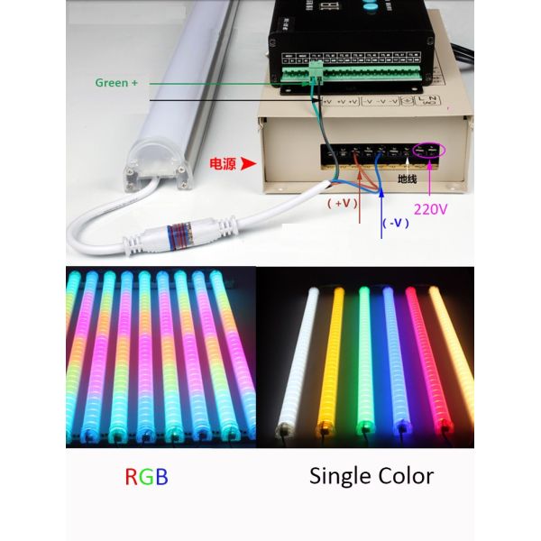 LED Tube, LED RGB Tube, LED Digital Tube, LED  Outdoor Lighting, LED Light