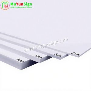 3mm White PVC Foam Board Multiple Density Extruded Wall PVC Panel