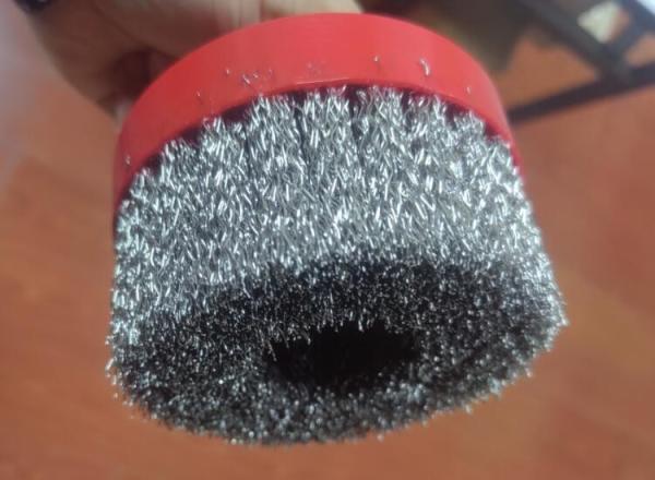 80mm Blue Bristle Ceramic Deburring Brush Disc for Surface Finishing