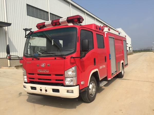 Minitanque de água ISUZU caminhão de bombeiros de espuma 4 toneladas 6 rodas certificação ISO9001
