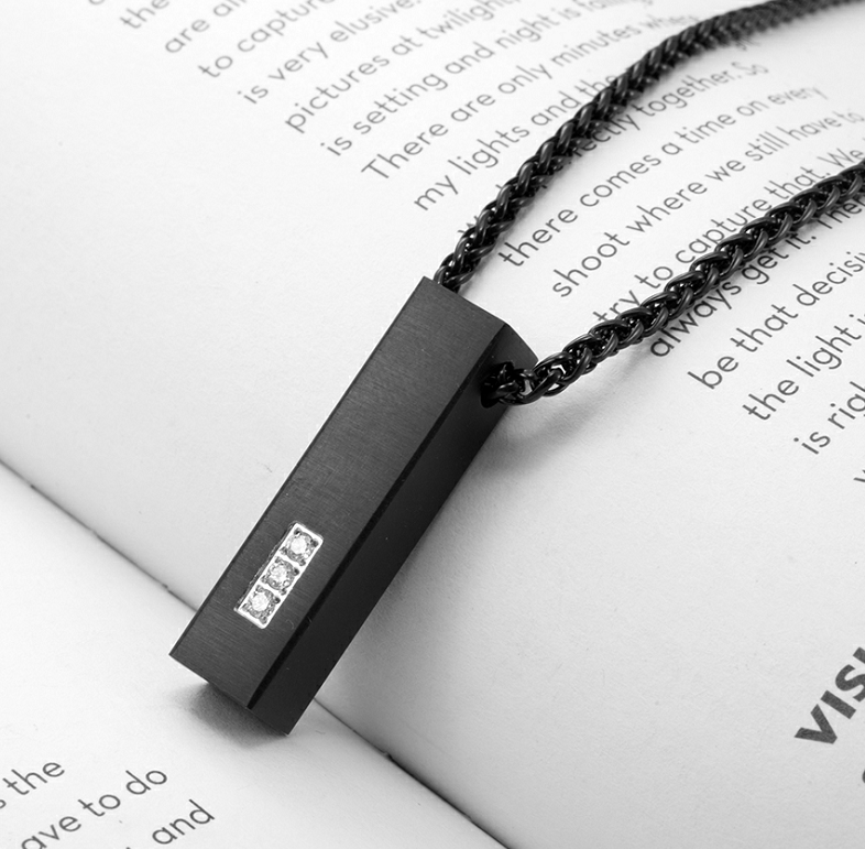 Moda Joyería Encanto Collar Diseño Cruce de acero inoxidable Collar de cadena de collar para hombres mujeres 22-24 pulgadas