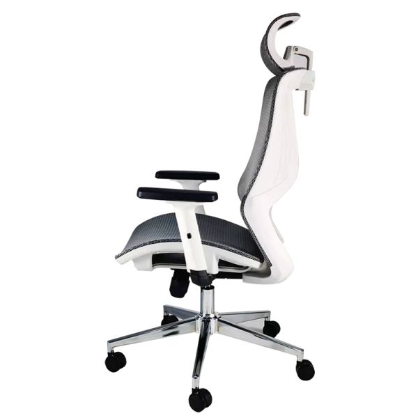 Office Staff Full Mesh Ergonomic Revolving Chair Adjustable With High Back