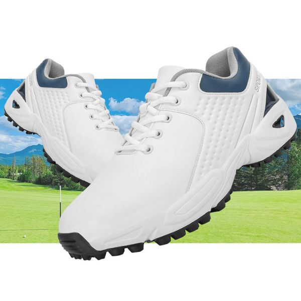 PU Leather Men Golf Shoes Outdoor Men Casual Sports Shoes EU40-46