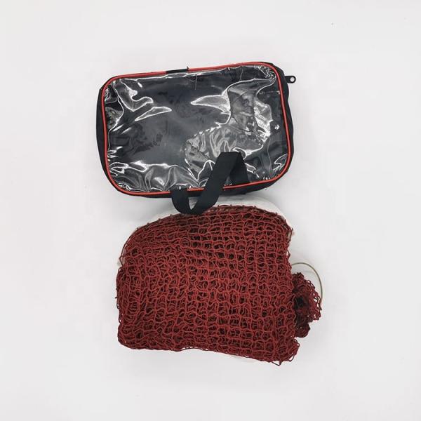 Single Binding adjustable badminton net Steel Wire collapsible badminton set