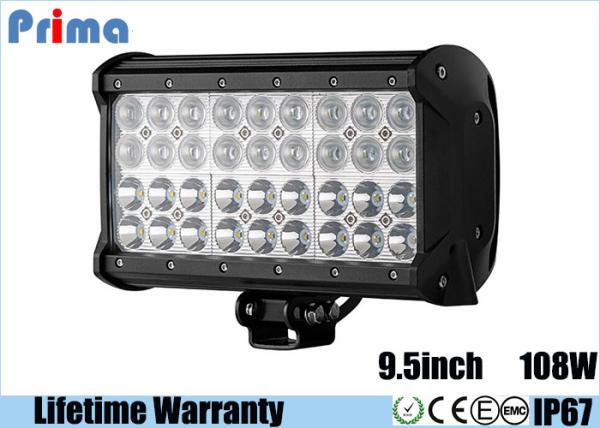 9.5 108W Four Rows Led Cree Offroad Lights 12V 24V Jeep Bars