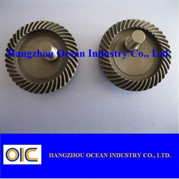 M1 M1.5 Transmission Mini Spiral Bevel Gear With Case Harden