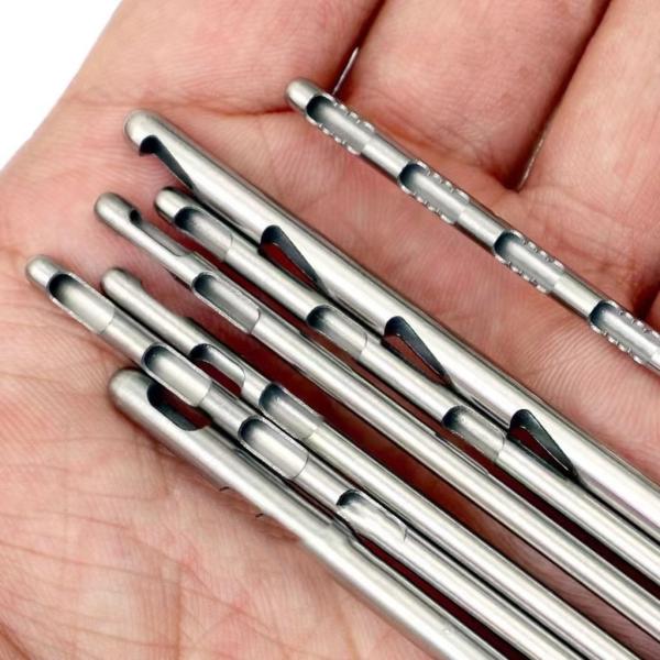 1mm 1.5mm 2mm OD Aço inoxidável Injeção agulha tubo capilar 0,2-10mm brilhante anilhado tubo sem costura