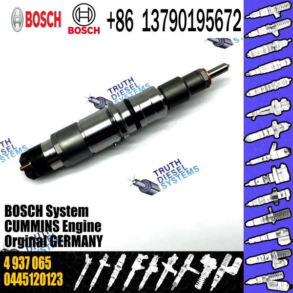 Fuel Injection Common Rail Fuel Injector 0445120123 for DCEC Dongfeng Cummins 0 445 120 123 4937065
