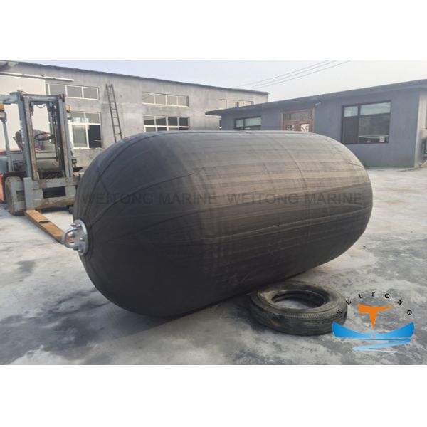 Red Floating Fender / Polyurethane EVA Foam Filled Marine Buoy For Ship Docking