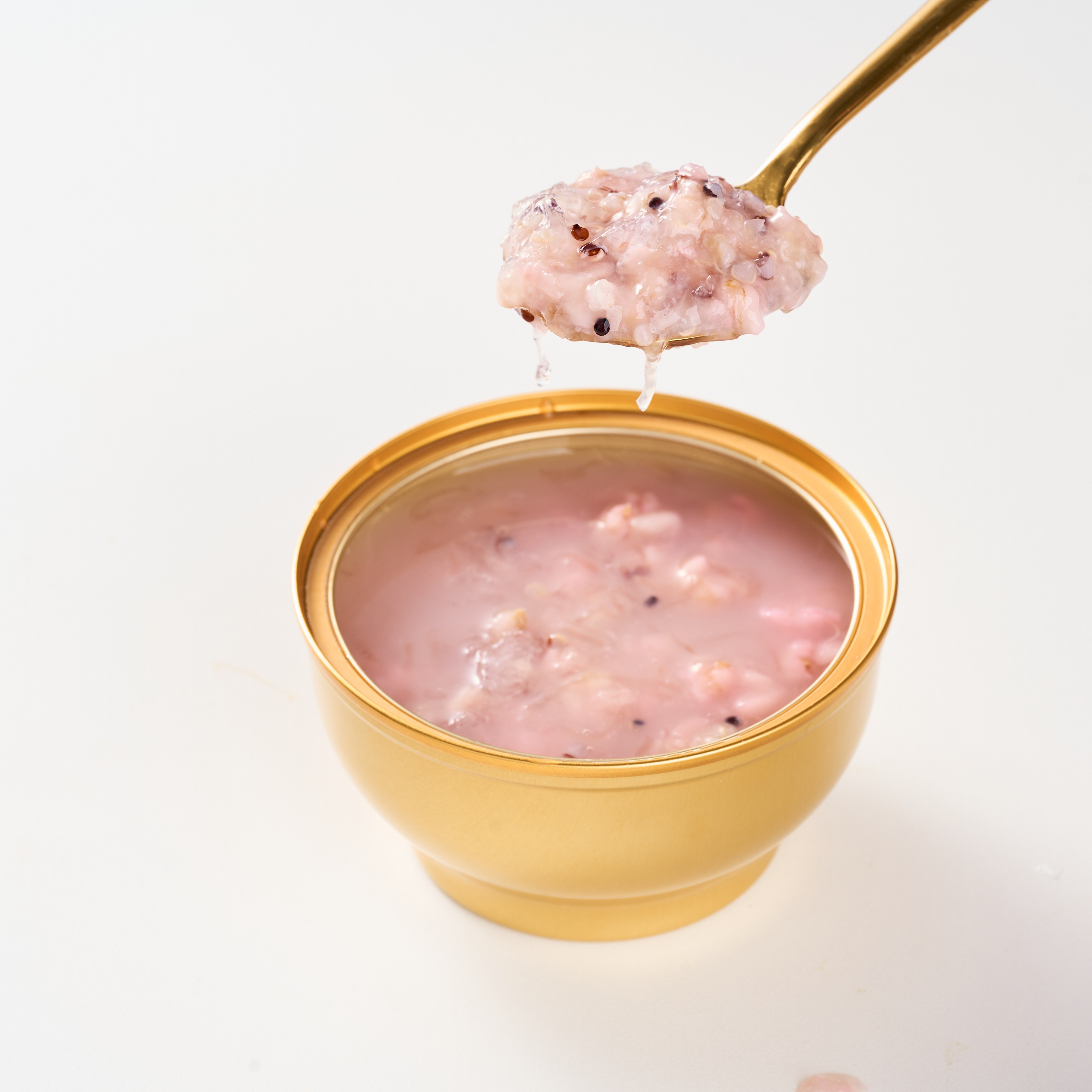 Floral Sweet Rose Yam Lily Instant Rice Porridge: Sugar-Free Diet Meal Replacement to Curb Morning Cravings
