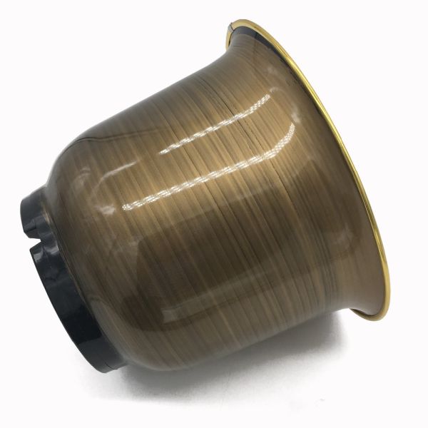 Цветочный горшок металла сияющий пластиковый с поддонника стилем совместно китайским