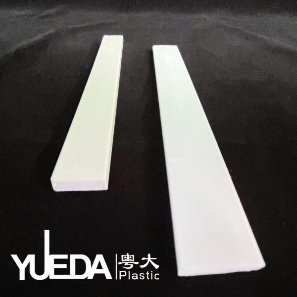 Customizable Flat PVC Extrusion Profiles Impact Resistant For Home Decor