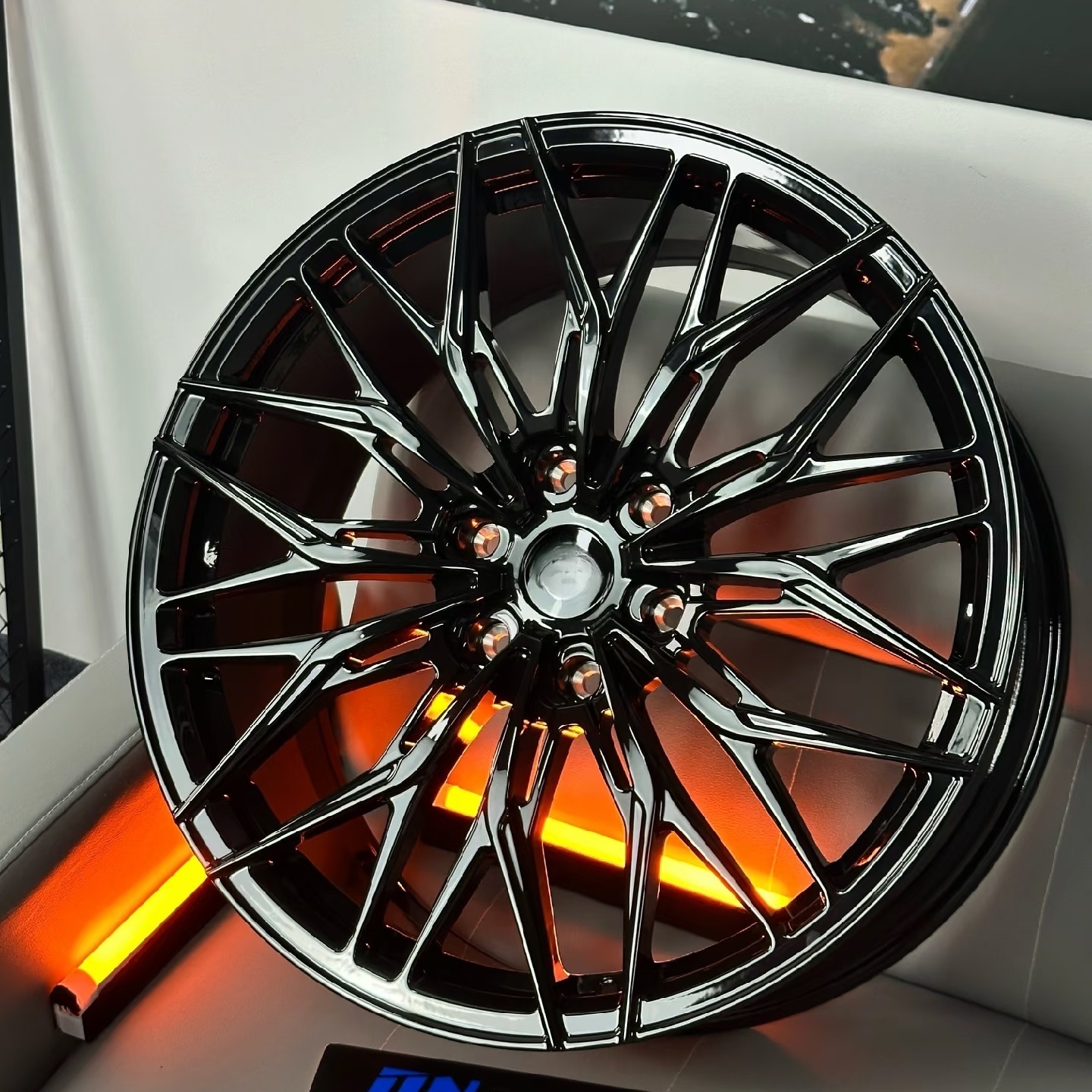 Bestselling Forged Black Wheels 5x114.3 5x120 5x130 Concave Spoke Wire Wheels 18 19 20 21 22inch for BMW, Audi, Cadillac
