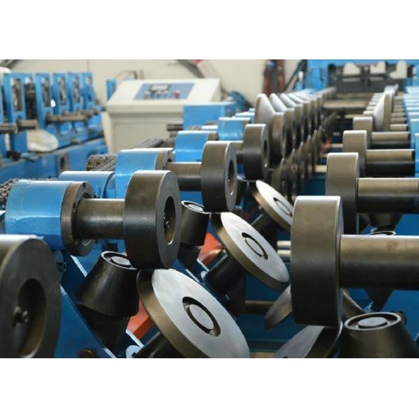 CZ Interchange Steel Purlin Roll Forming Machine , Hydraulic Automatic Roll Forming Machine
